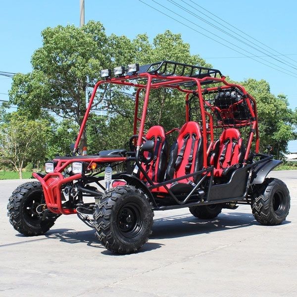 Dongfang 200cc (DF200GHG) Adult 4-Seater Gas Go-Kart, 4-Stroke Single Cylinder, Air-Cooled, Horizontal Engine