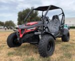 TrailMaster Cheetah 200EX Off-Road UTV/Go-Kart, Fully Automatic with Reverse, EFI, High-Quality Windshield, Spare Tire, Upgraded Rear End, Top LED Light Bar