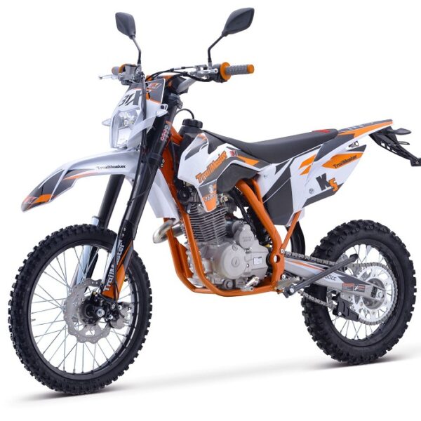 Trailmaster TM31X 223cc Deluxe Dirt Bike, LED Headlight, Electric and Kick Start