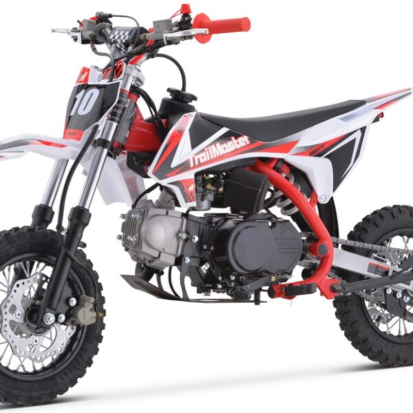 Trailmaster TM10 110cc Dirt Bike, Semi-Automatic, Kick Start, 10-Inch Rims