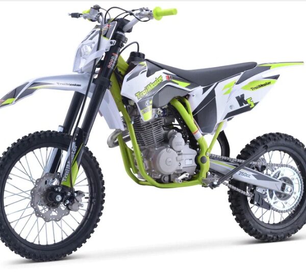Trailmaster TM31 250 Off-Road Dirt Bike, 5-Speed Manual Clutch, Electric & Kick Start