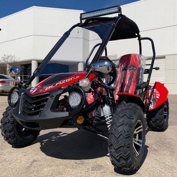 Trailmaster ULTRA BLAZER 200EX EFI Go Kart, Powerful 4-Stroke, Air-Cooled Engine with Electric Start and Safety Kill Switch