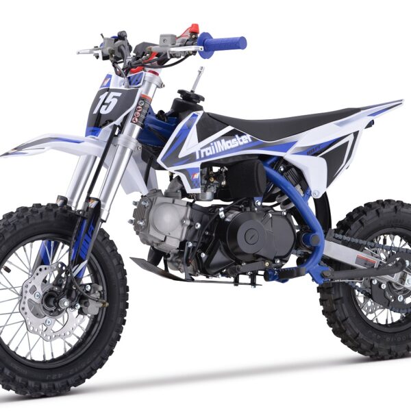 Trailmaster TM15 110cc Dirt Bike, Semi-Automatic, Electric Start, 24.21-Inch Seat Height
