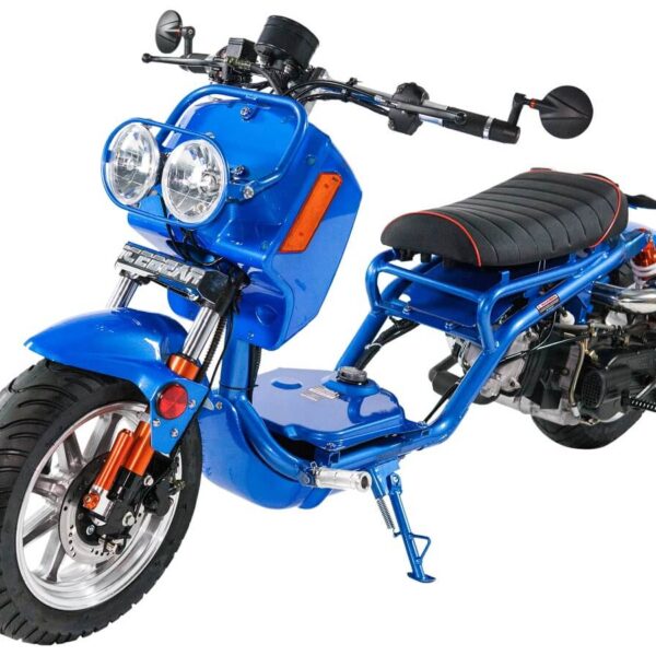 ICE BEAR GEN IV MADDOG 50cc Scooter, Fully Automatic, Electric/Kick Start with Digital Speedometer (PMZ50-21)