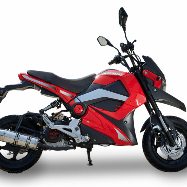 Icebear EVADER (PMZ50-M5) 50cc Motorcycle With 12” Alloy Wheels, LED Tail Light