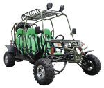 New Vitacci Hummer 200cc 4-Seat Go Kart (TK200GK-6), 4-Stroke, Air-Cooled Engine, Chain Transmission
