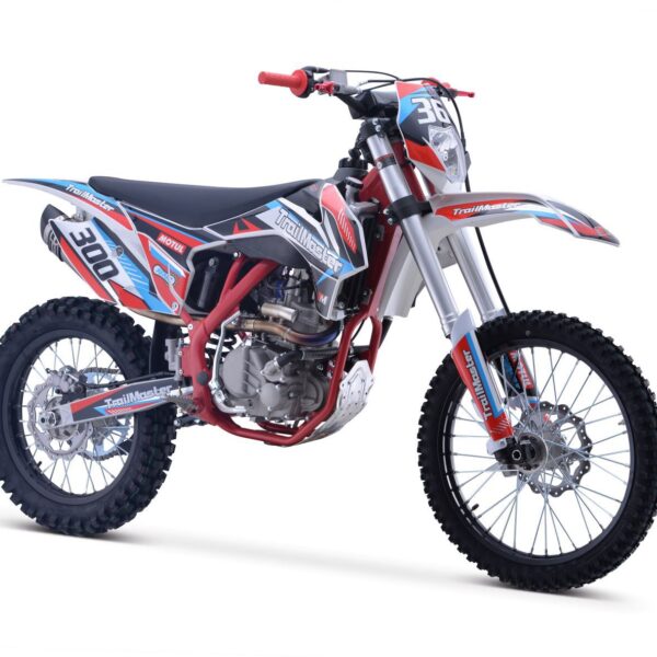 Trailmaster TM36 300cc Off-Road Dirt Bike, 5 gear manual clutch, Electric and kick start-[competition only /- No warranty]
