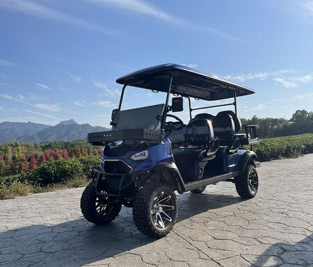 Vitacci T-60 DLX Electric Golf Cart, 6-Seater with Lithium Battery