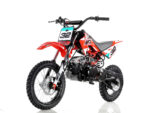 Apollo DB-32 110cc Dirt Bike, 4-Stroke Single Cylinder, Semi-Automatic, Air-Cooled
