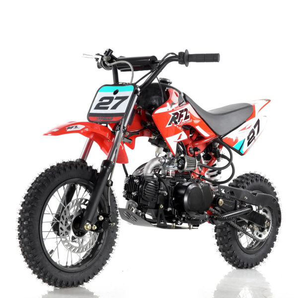 Apollo DB-27 110cc Dirt Bike, Semi-Automatic, 4-Stroke Engine, Air-Cooled