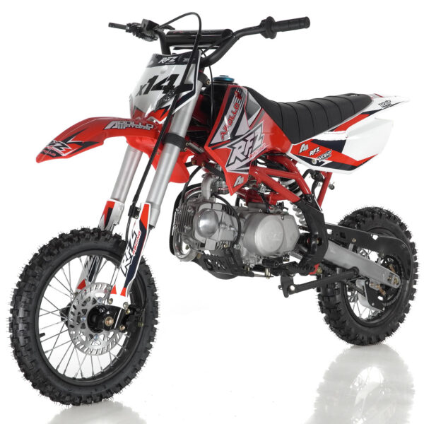 Apollo DB-X14 125cc Dirt Bike, 4-Stroke Single Cylinder, 4-Speed Semi-Automatic Transmission