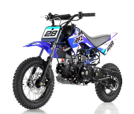 Apollo DB-28 110cc Dirt Bike, Fully Automatic, Air-Cooled, Electric Start, 25" Seat Height