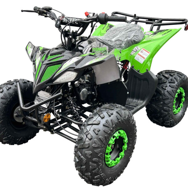 Vitacci Pioneer 125cc Youth ATV, Mid-Size Frame, Fully Automatic, Race Style, Recommended for Ages 12 and Up