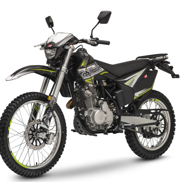 Trailmaster T5 250 Dual Sport Dirt Bike, 5-Speed Manual, Digital Dashboard, license plate light