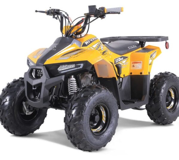 Rival Motor MudHawk 6 110cc ATV, Fully Automatic with Reverse, 7-Inch Wheels