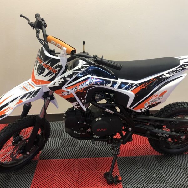 RPS 125S Off-Road Dirt Bike, Manual Transmission, 32-Inch Seat Height