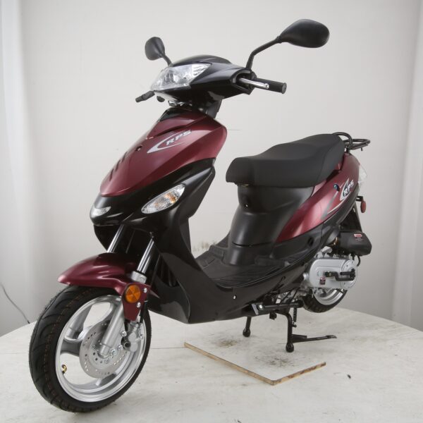 RPS Sunny A6 (FY50QT-5) 50cc Automatic Moped Scooter, Electric & Kick Start, Air-Cooled Engine
