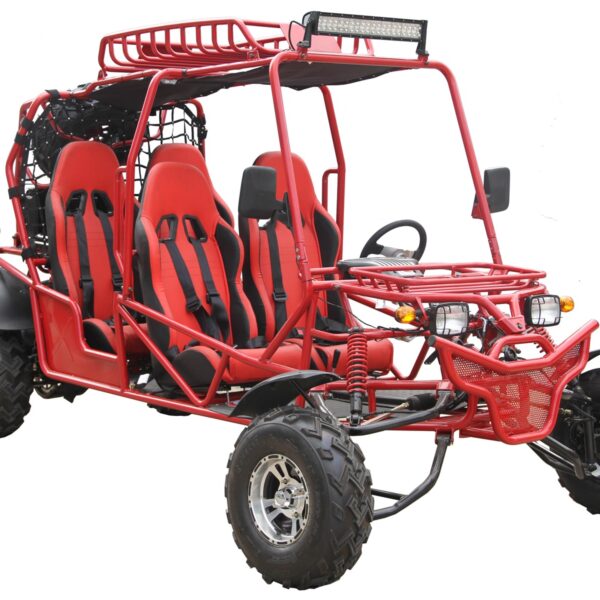 New Rps Tk300Cc EFI 4-Seater Go Kart, Automatic Transmission, Spare Tire, Chrome Rims