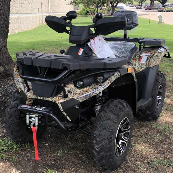 RPS LH-300 Utility ATV, Includes Winch, Comfortable Backrest, and Bluetooth Speakers