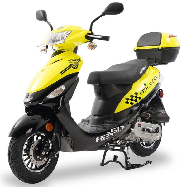 Ice Bear Ascend R2 (PMZ50-4) 50cc Scooter, Fully Automatic, LED Lights, USB Port