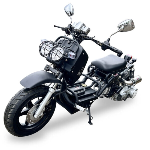 Ice Bear Maddog Gen I (PMZ150-19) 150cc Gas Street Legal Scooter, Fully Automatic, Elec/kick start, 12" Aluminum Wheels