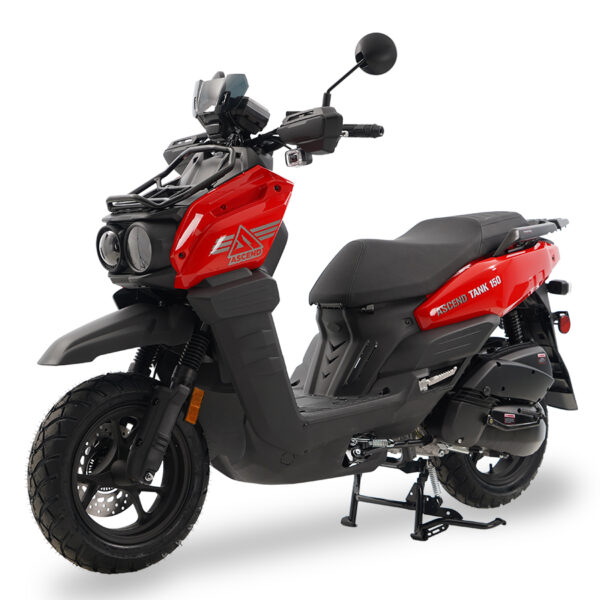 Icebear Ascend TANK (PMZ150-1) 150cc Scooter, Air-Cooled, Front/Rear Disc Brakes, 130/70-12 Tires, LED Lights