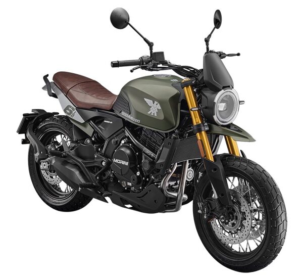 Moto Morini SCR SEIEMMEZZO 650 Motorcycle, 6-Speed Transmission, Liquid-Cooled Engine, Tubeless Spoke Wheels, 5” Color TFT Display