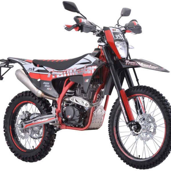 Trailmaster TM35X 250cc Dirt Bike, 5-Speed Manual, 4-Stroke, Single Cylinder, Air Cooled, Electric & Kick Start, 36.2" Seat Height