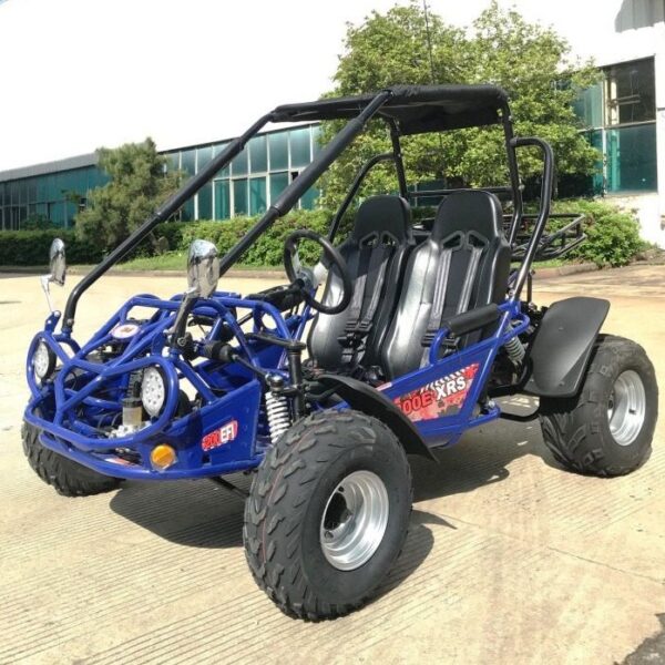 TrailMaster 200E XRS EFI Full-Size Off-Road Go-Kart Buggy, Youth & Adult, Automatic CVT with Reverse, Electric Start & Kill Switch, LED Headlight