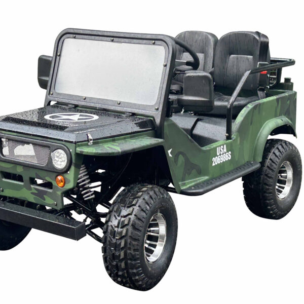 Vitacci JEEP GR2 150cc Go Kart, 4-Stroke, Single Cylinder, Air Cooled, Adjustable Seat with Windshield
