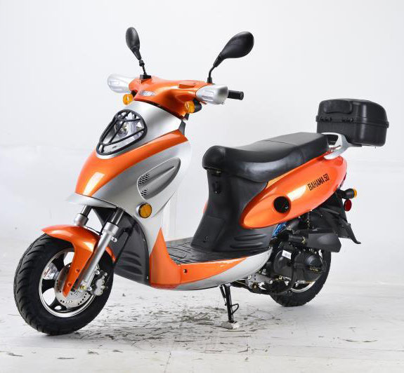 Vitacci Bahama 49cc Scooter, 4-Stroke, Single Cylinder, Air-Forced Cooling, Electric & Kick Start