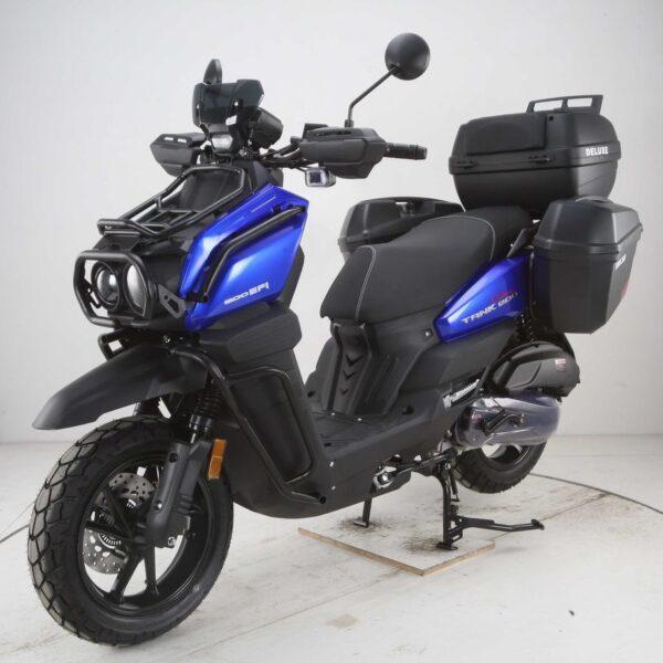 Vitacci Tank 200 EFI Deluxe Scooter, 168cc GY6 4-Stroke Engine, 13” Wheels, Side Luggage Carriers, Electric Start