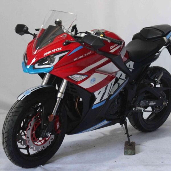 DongFang DF300RTS 300cc EFI Sports Motorcycle, 6+N Gear, 4-Stroke, Single Cylinder, Air-Cooled, 17” Wheels, CARB Approved
