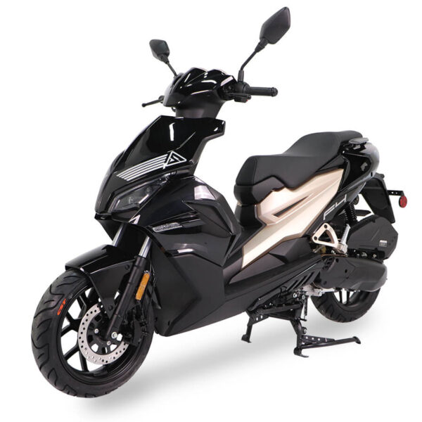 Ice Bear Ascend F4 200cc (PMZ200-F4) EFI Scooter, Automatic Transmission, Electric Start, Digital LCD/Mechanical speedometer, 13″ wheels