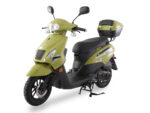 Ice Bear Cali (PMZ50-2) 50cc Street Legal Scooter, Automatic CVT Transmission with Gates belt, Digital speedometer, 10" wheels, Electric start
