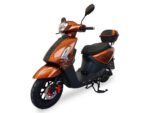 Ice Bear JAX PMZ50-3 50cc street legal Scooter, Kenda Tires, LED Lights, 10" wheels, Electric and Kick Start