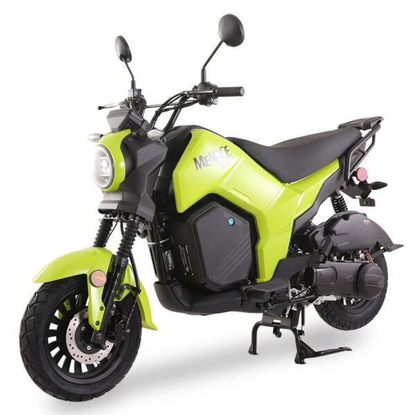 Ice Bear Menace 200 EFI Motorcycle, 200cc GY6 Engine, Digital Speedometer, Yuanxing Tires, Single Rear Absorber, LED lights, 12"/10" wheels, Electric start (PMZ200-Z1)